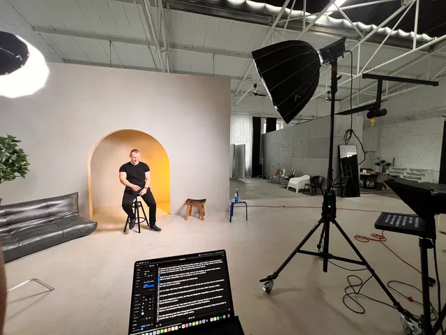 Dramatisches Set für Video