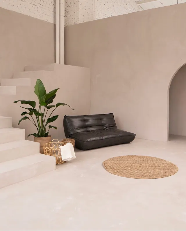 Treppe und Torbogen im Boho-Set mit Erdtönen